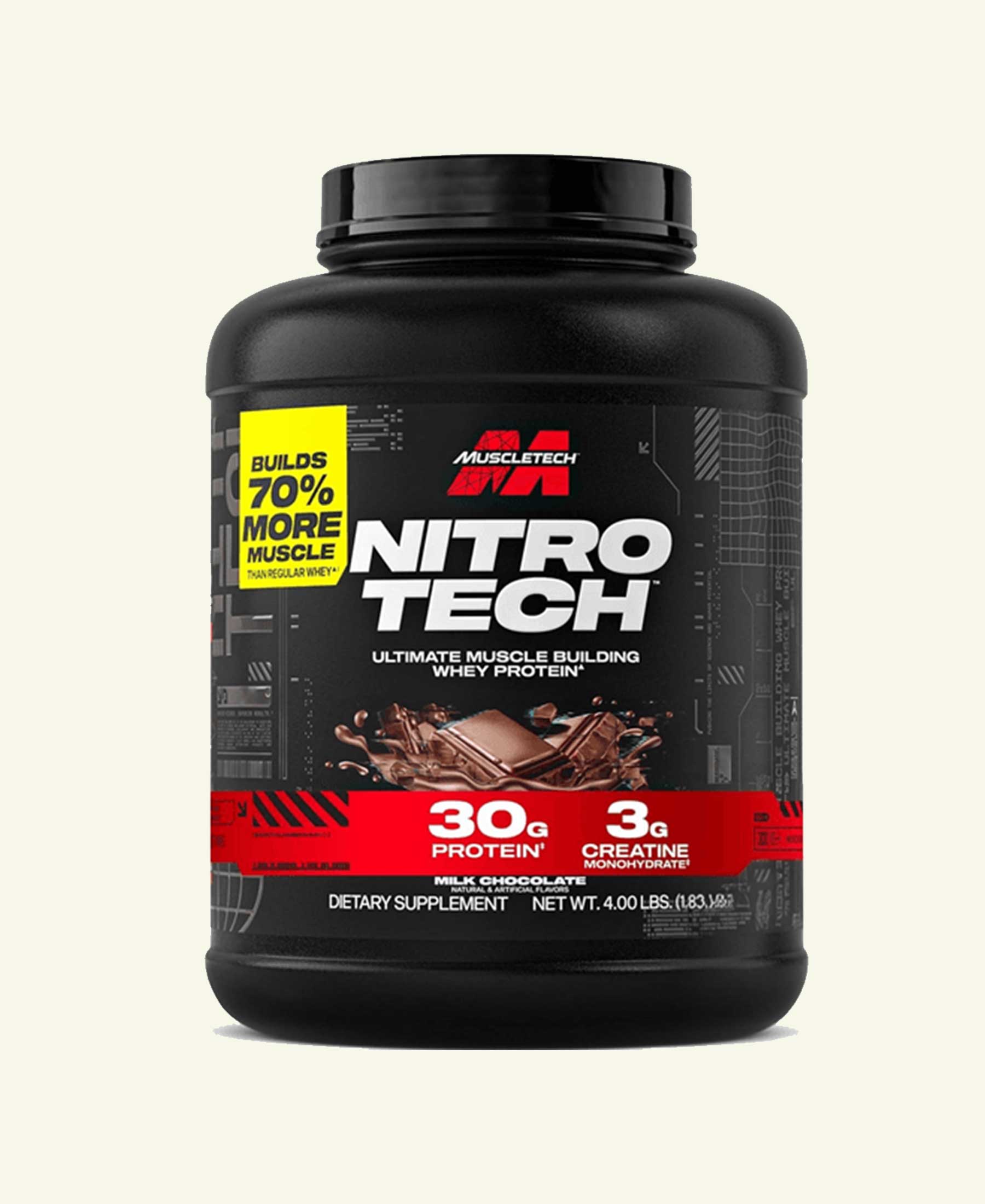 MUSCLETECH NITRO TECH 4 LBS MILK CHOCOLATE