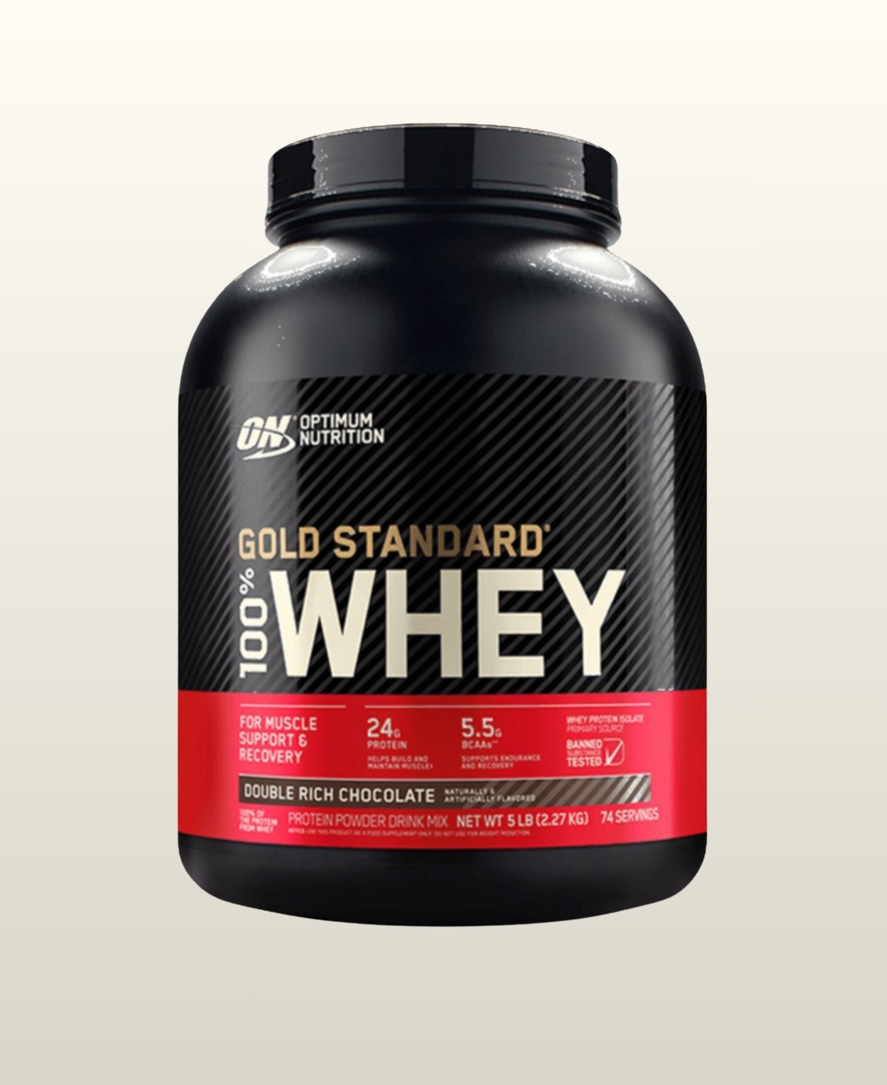 On 100% Whey Gold Standard 5Lb